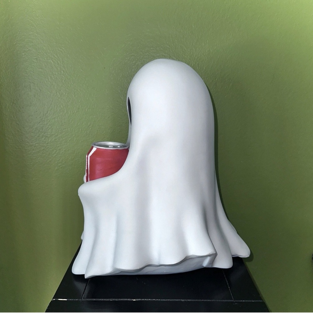 Coca-Cola Ghost Figure Halloween Decor Drink Holder Spooky Cute, NEW, White - Picture 5 of 5